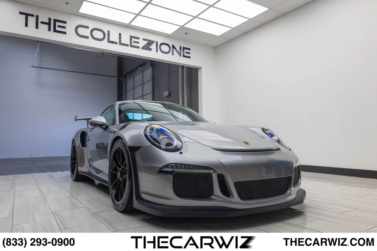 2016 Porsche 911 GT3 RS RWD in GT Silver Metallic at The Collezione, Las Vegas