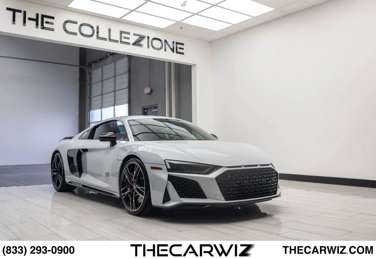 2020 Audi R8 V10 performance AWD in Gray Metallic at The Collezione, Las Vegas