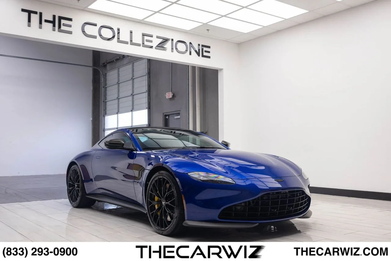 2023 Aston Martin Vantage Base RWD in Ion Blue at The Collezione, Las Vegas