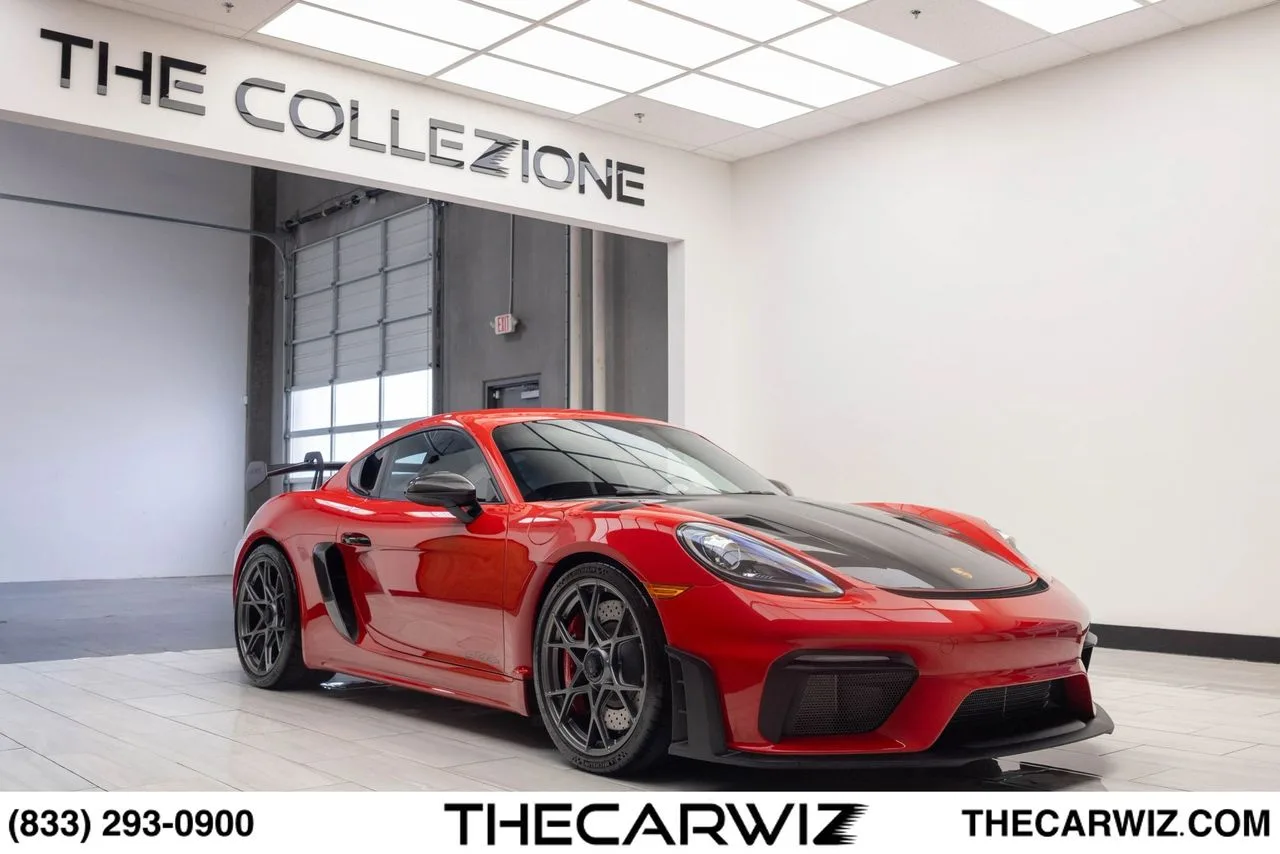 2023 Porsche 718 Cayman GT4 RS RWD in Guards Red at The Collezione, Las Vegas