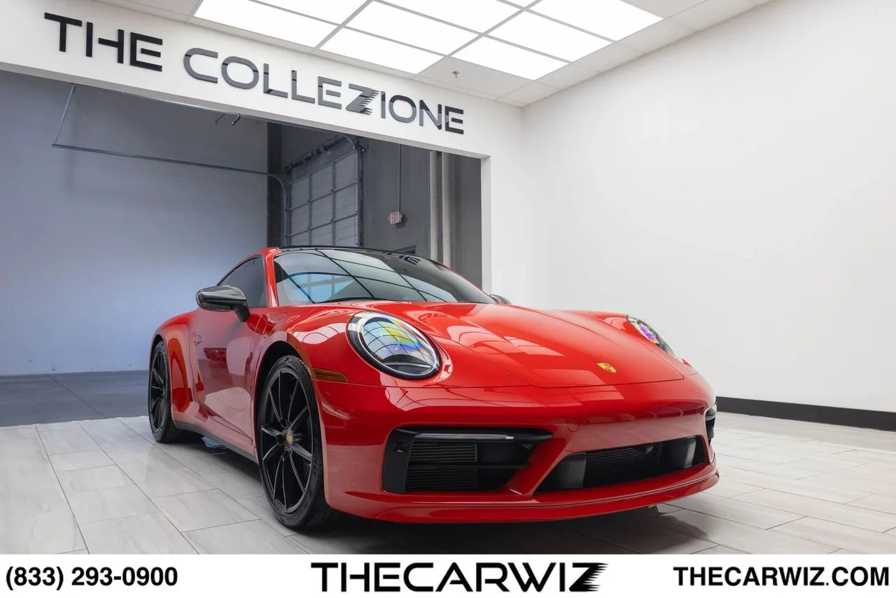 2023 Porsche 911 Carrera T RWD in Guards Red at The Collezione, Las Vegas