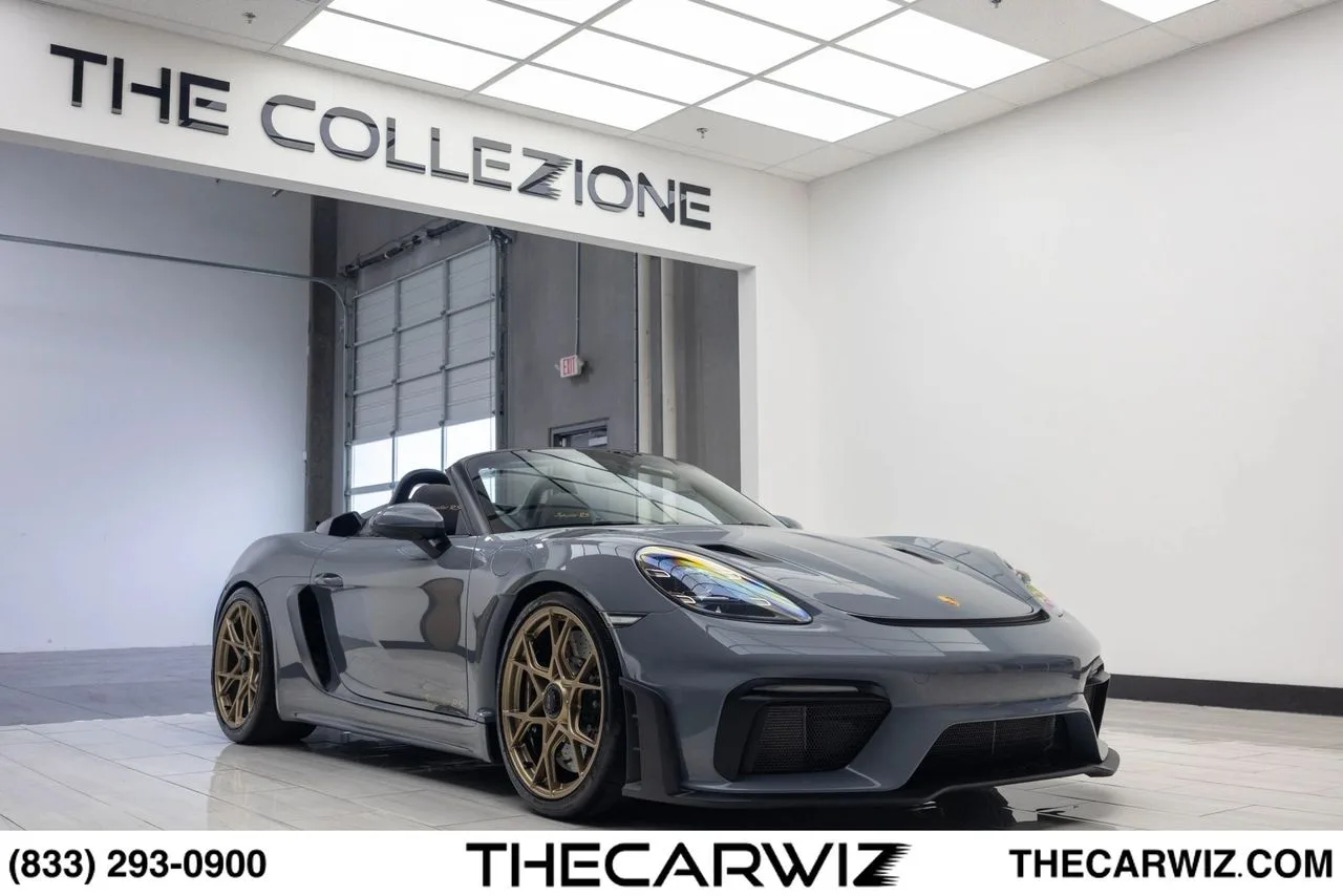 2024 Porsche 718 Spyder RS RWD in Arctic Grey at The Collezione, Las Vegas