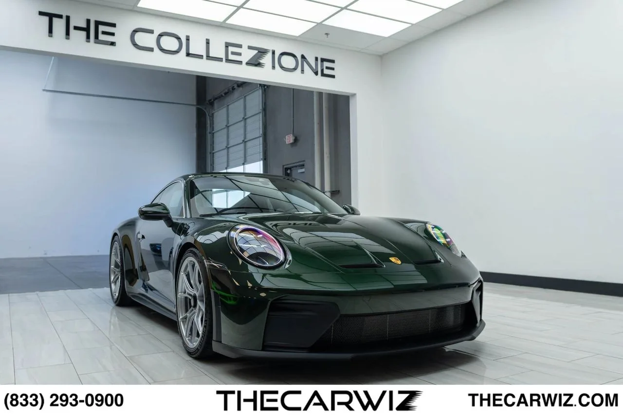 2026 Porsche 911 GT3 RWD in Oak Green Metallic Neo at The Collezione, Las Vegas