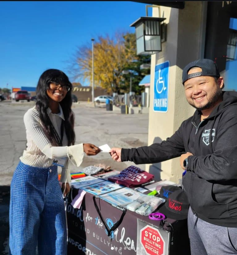Face-to-face outreach in the community